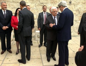 Mahmoud Abbas and John Kerry