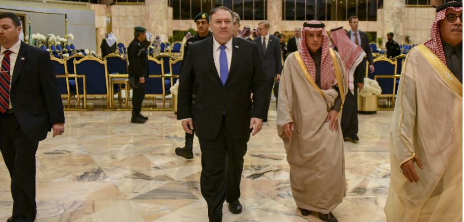 Mike Pompeo news, Pompeo Middle East trip, Pompeo Middle East visit, Pompeo Gulf trip, Pompeo and MBS, Mohammed bin Salman news, Middle East news, Iran news, Trump Iran policy, containing Iran