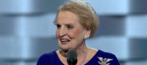Madeleine Albright, Madeleine Albright news, news on Madeleine Albright, US politics, United States, America, US news, American news, Democratic Party, Peter Isackson