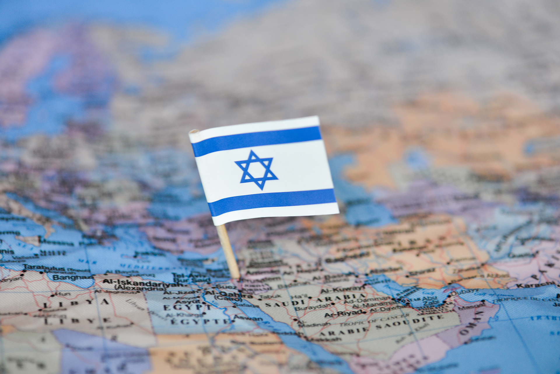 Map,With,Flag,Of,Israel
