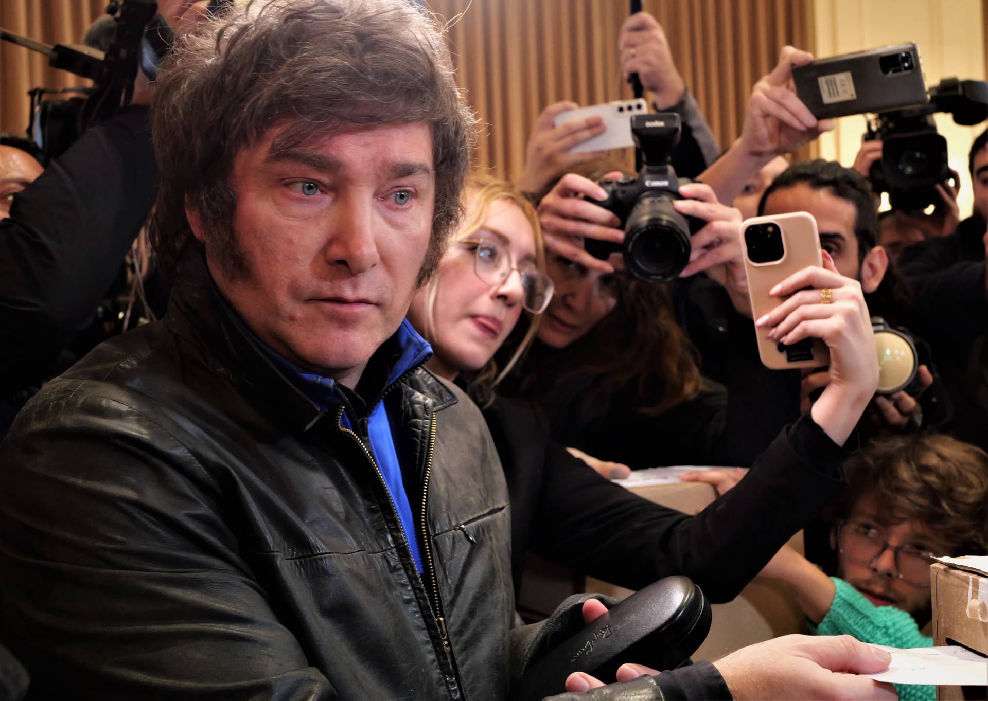 politician Javier Milei