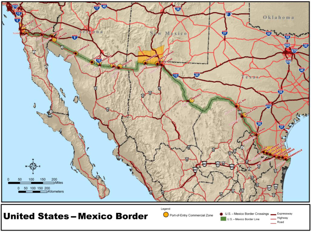 United_States–Mexico_border_map