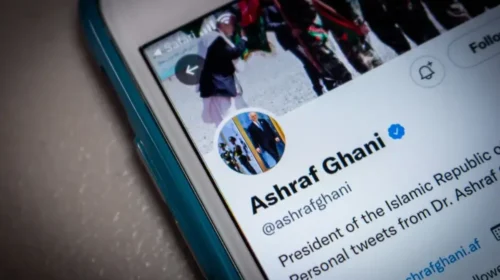Ghani twitter account