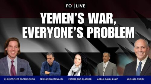 FO° Live: Make Sense of the Houthis and Civil War in Yemen