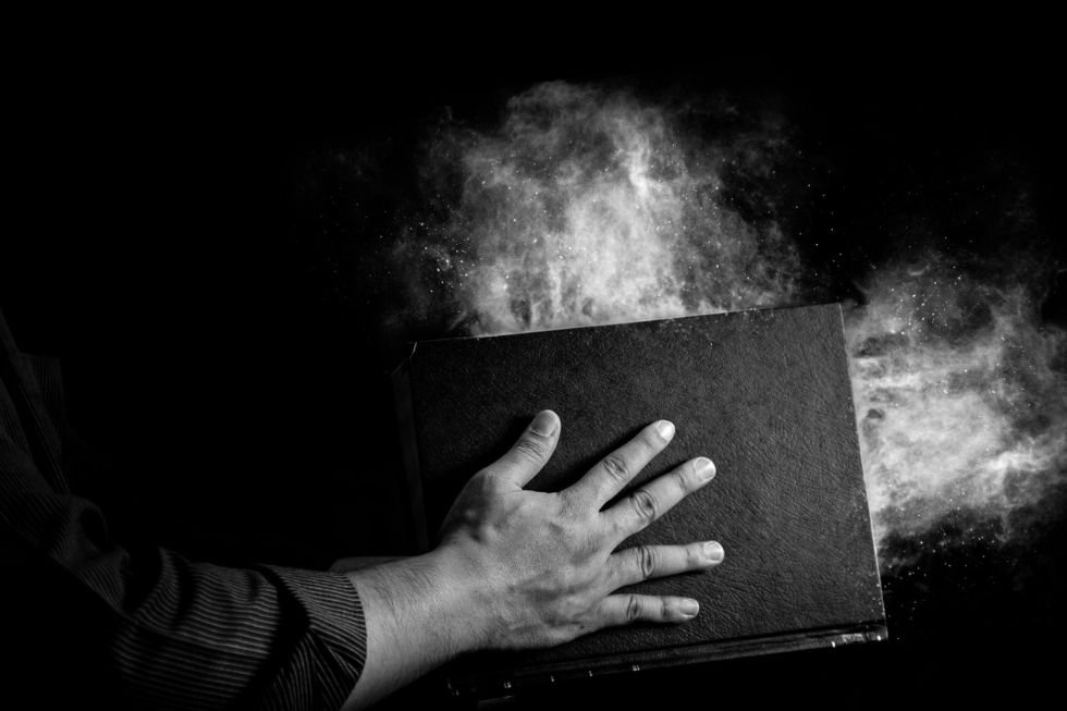 Our Devil Closes His Dictionary and Muses on Its Roots
