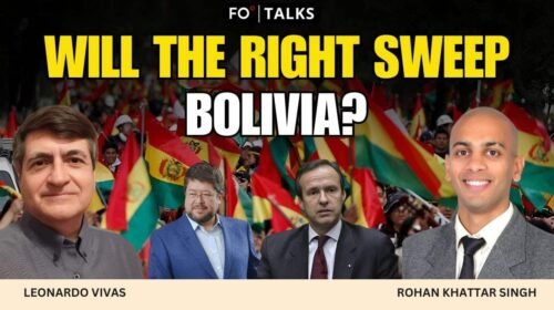 FO° Talks: Bolivia: Fuel and Economic Crisis Lead to Widespread Support for the Right