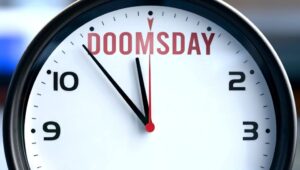 Singularity and the Doomsday Clock