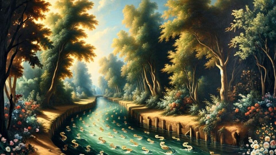 The Dollar as a River of Power