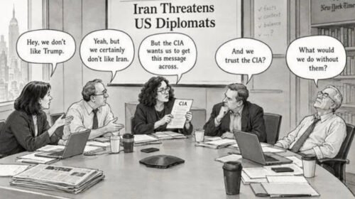 Alice in Threatland: The Gray Lady in the Rabbit Hole