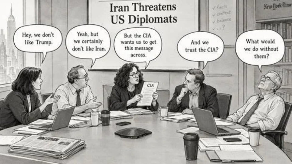 Alice in Threatland: The Gray Lady in the Rabbit Hole